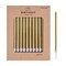 24-Count Gold Long Thin Metallic Birthday Candles, Cake Candles, Birthday Parties, Wedding Decorations, Party Candles, Cake Decorations